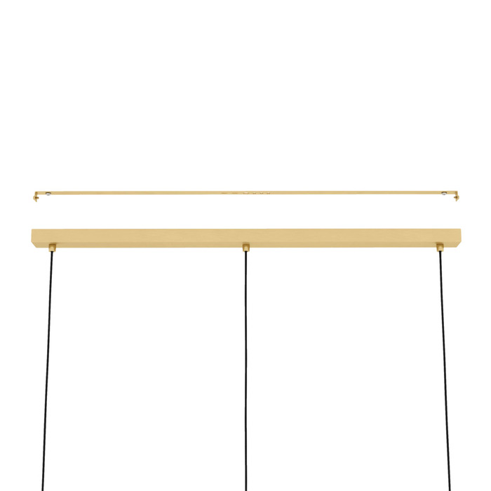 Eglo Caprarola langbordspendel sand/børstet messing L90 x H110 cm